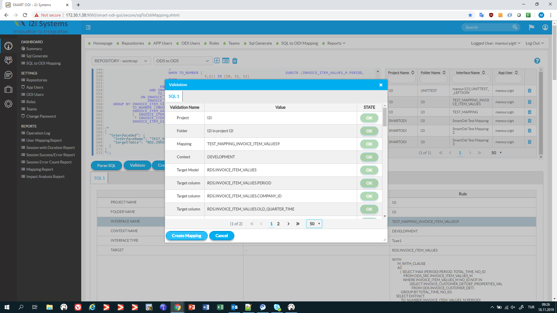 SmartODI Ekran Check
